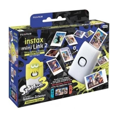 Fujifilm Instax Mini Link 2 Special Edition Nintendo (Clay White, Splatoon 3)