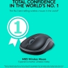 Logitech M185 cordless Notebook Mouse USB black blue / 910-002239