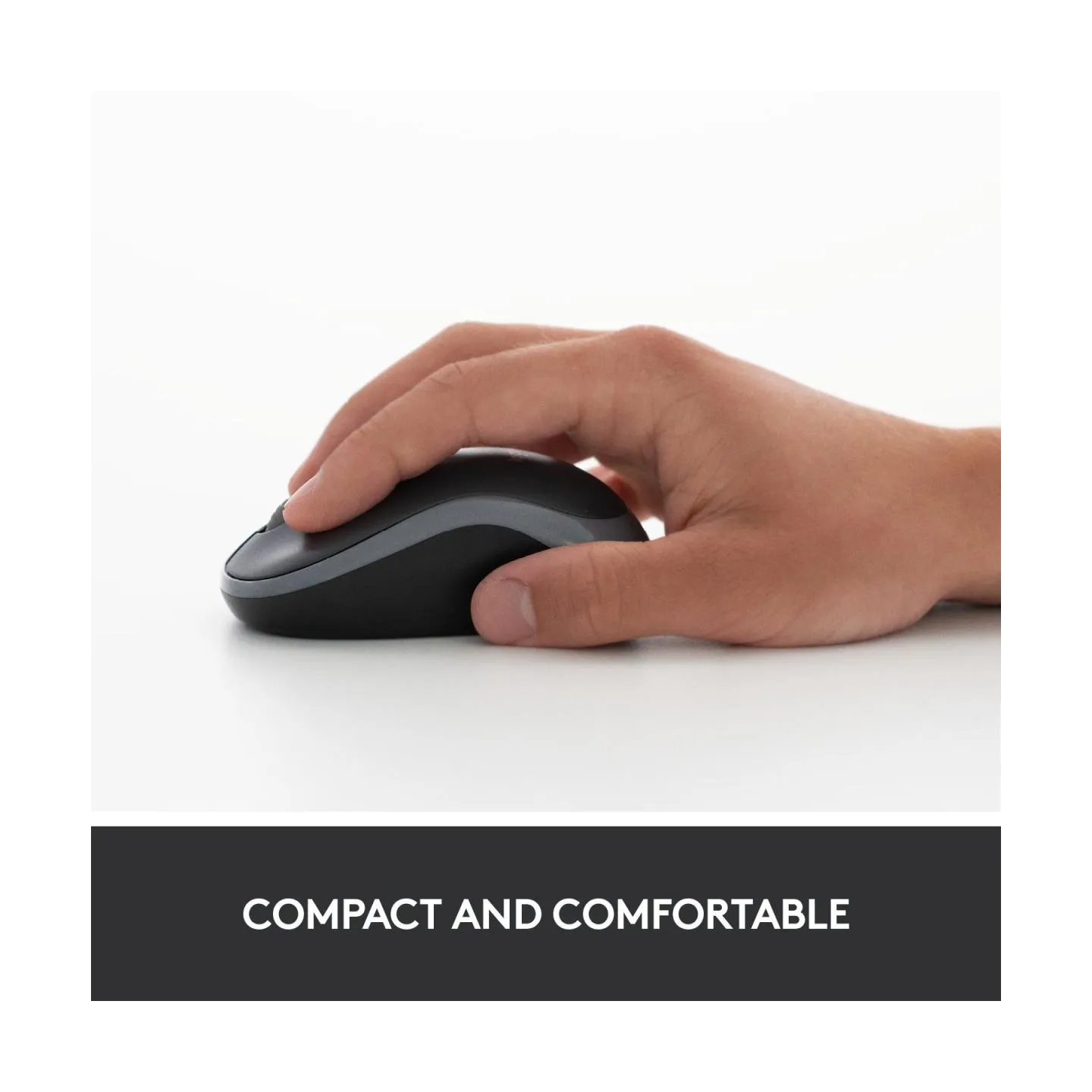 Logitech M185 cordless Notebook Mouse USB black blue / 910-002239