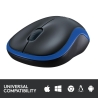 Logitech M185 cordless Notebook Mouse USB black blue / 910-002239