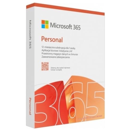 Microsoft M365 Personal PL 1Y 1U 5D Win/Mac Box EP2-32454