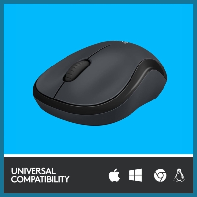 Logitech LOGI M220 Silent Black - 2.4GHZ