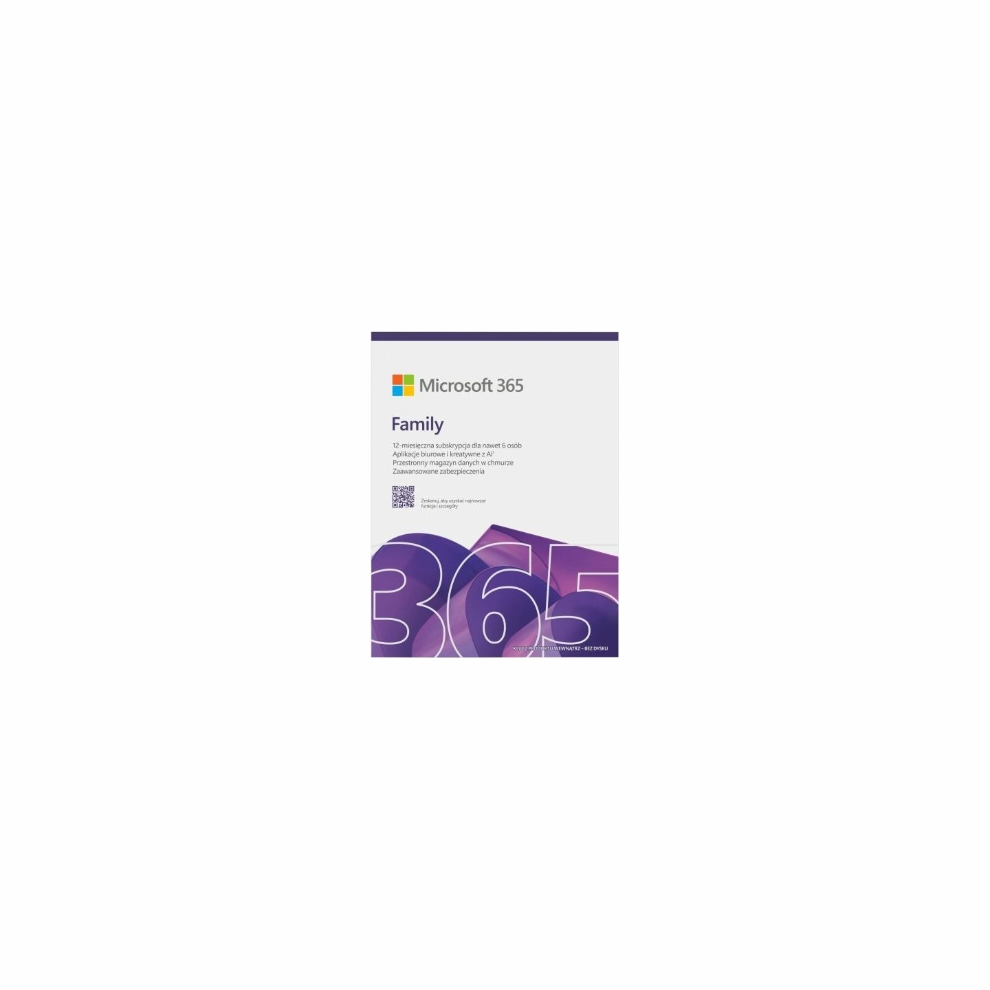 Microsoft M365 Family PL 1Y 6U Win/Mac Box EP2-32382