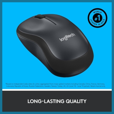 Logitech LOGI M220 Silent Black - 2.4GHZ