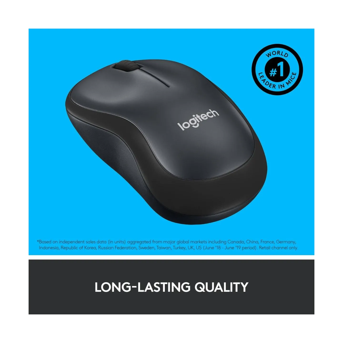 Logitech LOGI M220 Silent Black - 2.4GHZ