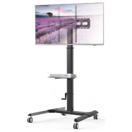 Techly Mobile LCD/LED stand 32-70 inches, 40 kg with a shelf