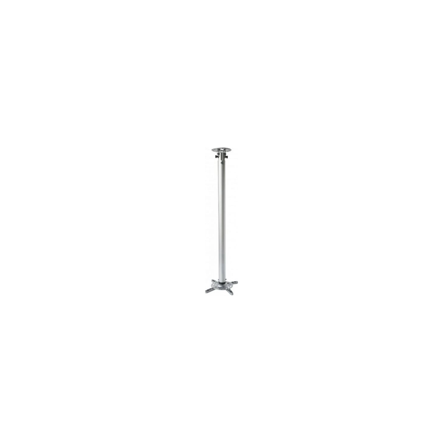 Techly Arm for projector 110-190cm ceiling, 15kg, silver
