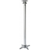 Techly Arm for projector 110-190cm ceiling, 15kg, silver