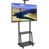 Techly Mobile TV stand 32-70 inches 60kg with a shelf