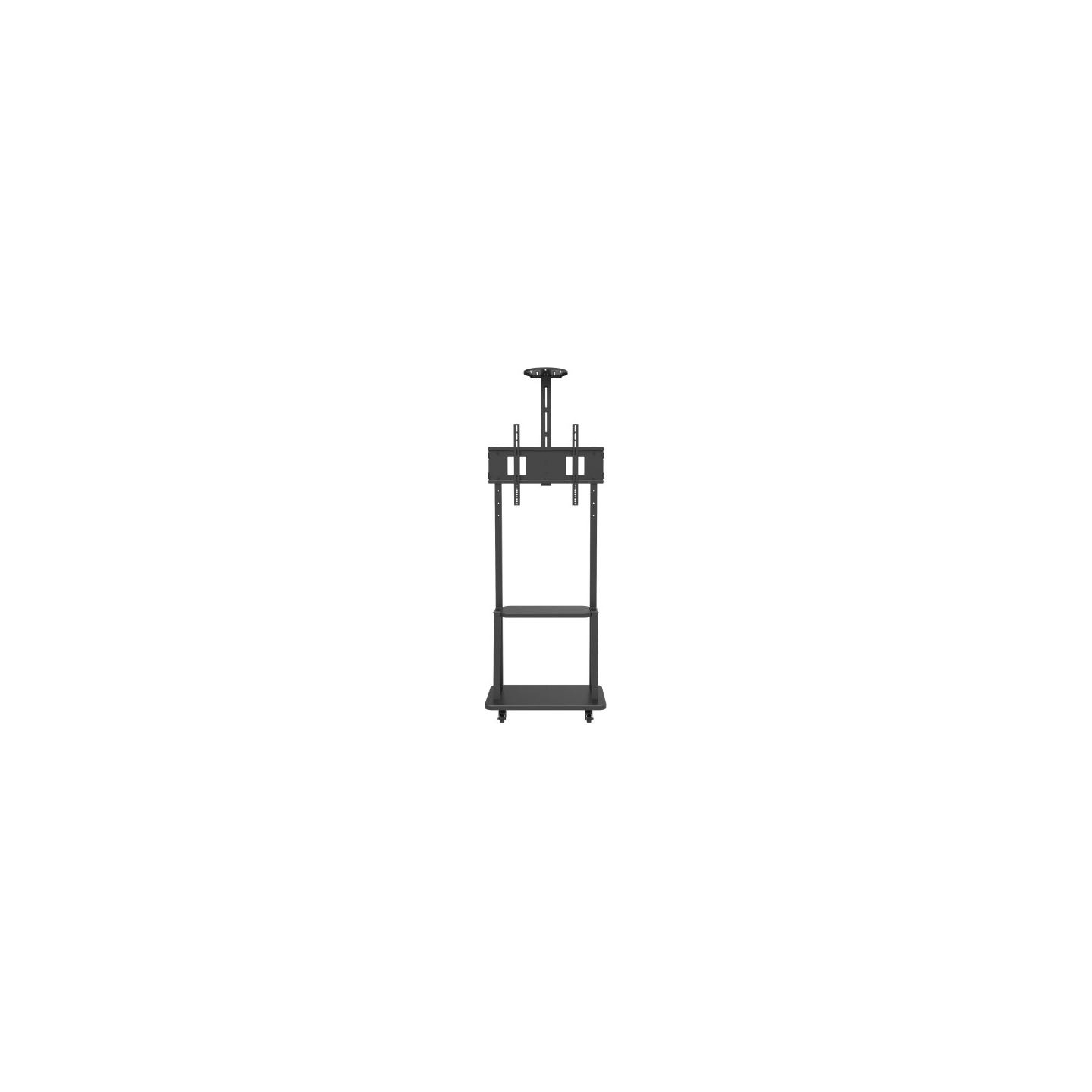 Techly Mobile TV stand 32-70 inches 60kg with a shelf
