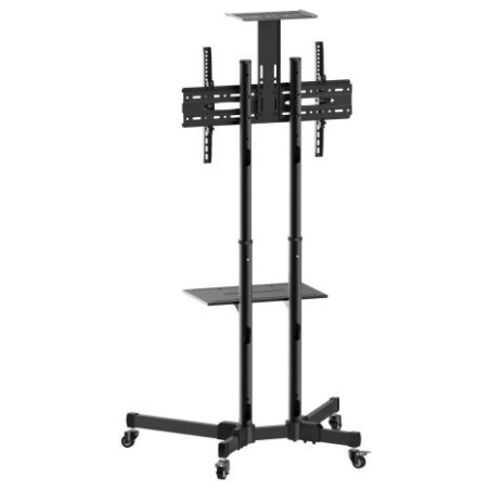 Techly Floor Trolley with Shelf LCD/LED