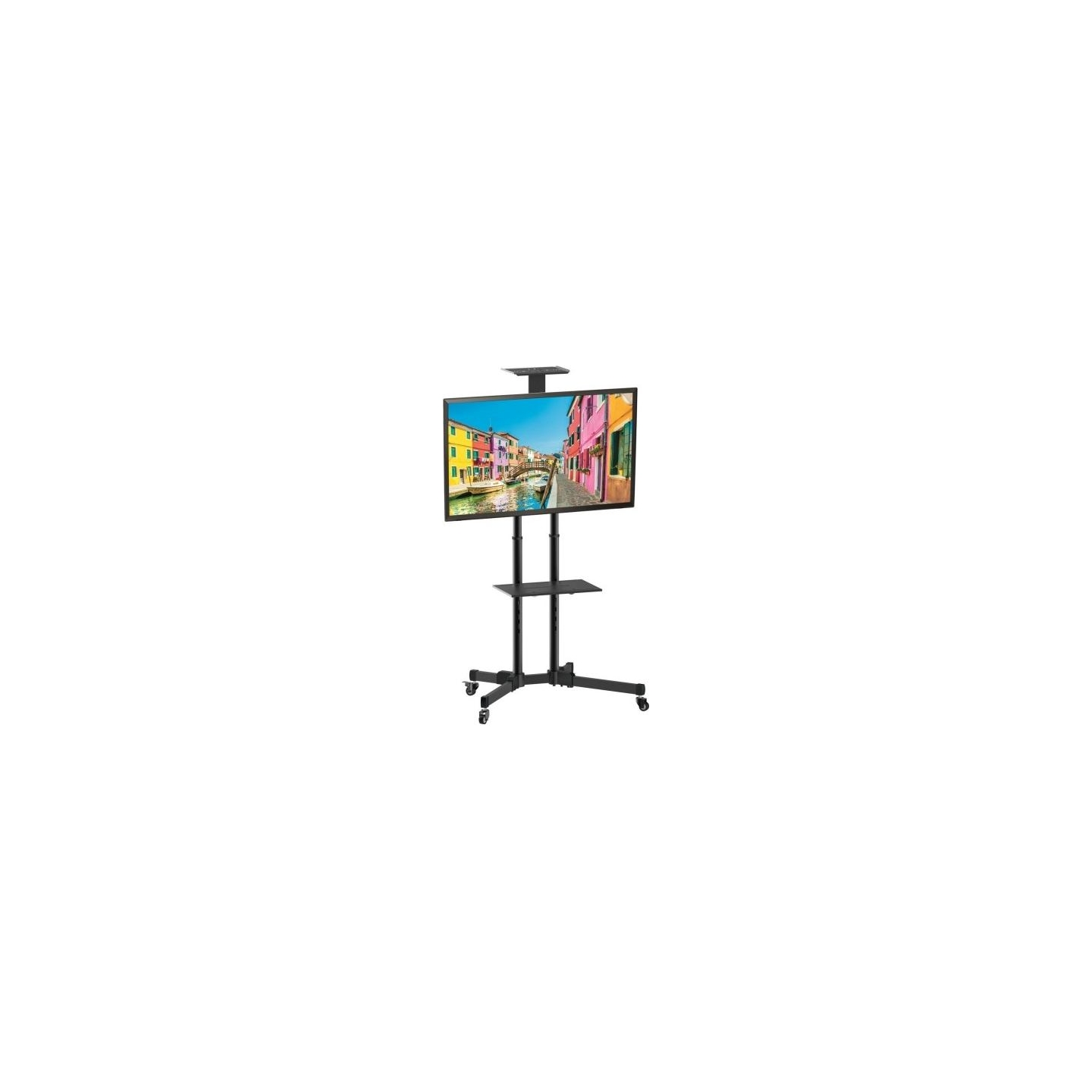 Techly Floor Trolley with Shelf LCD/LED