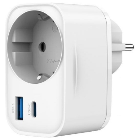 Gembird CHARGER USB UNIVERSAL 20W WHT/2P AC TA-ACPDQC20-01-W GEMBIRD