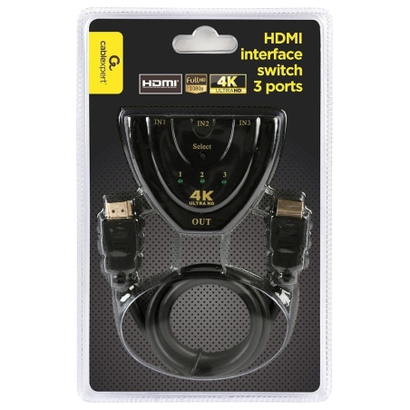 Gembird CABLE HDMI SWITCH 3PORTS/DSW-HDMI-35 GEMBIRD
