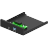 Gembird CASE ACC FRONT 3.5" PANEL/USB 2P FDI3-U3C-01 GEMBRID