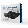 Gembird CASE ACC FRONT 3.5" PANEL/USB 2P FDI3-U3C-01 GEMBRID