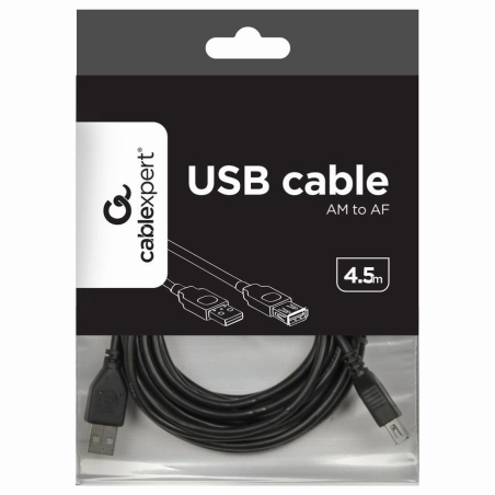 Gembird CABLE USB2 EXTENSION AM-AF/4.5M CCP-USB2-AMAF-15C GEMBIRD