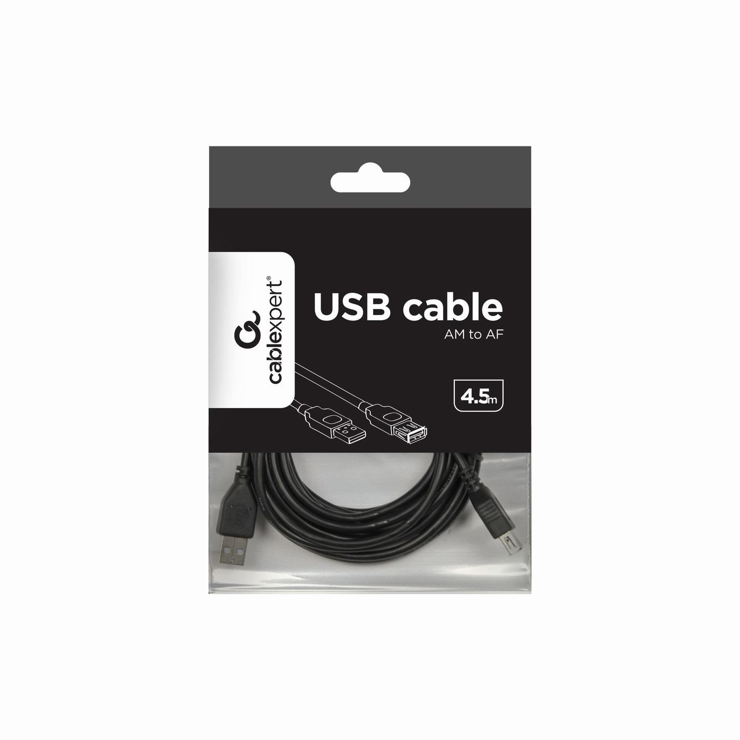 Gembird CABLE USB2 EXTENSION AM-AF/4.5M CCP-USB2-AMAF-15C GEMBIRD