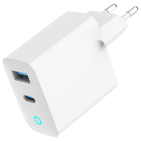 Gembird CHARGER USB 30W 2PORT/TA-UC-PDQC30L-W-01 GEMBIRD