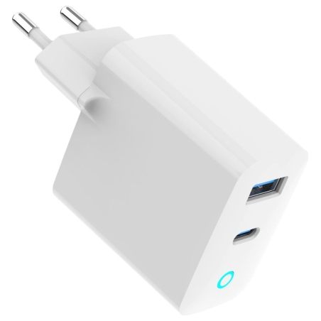 Gembird CHARGER USB 30W 2PORT/TA-UC-PDQC30L-W-01 GEMBIRD