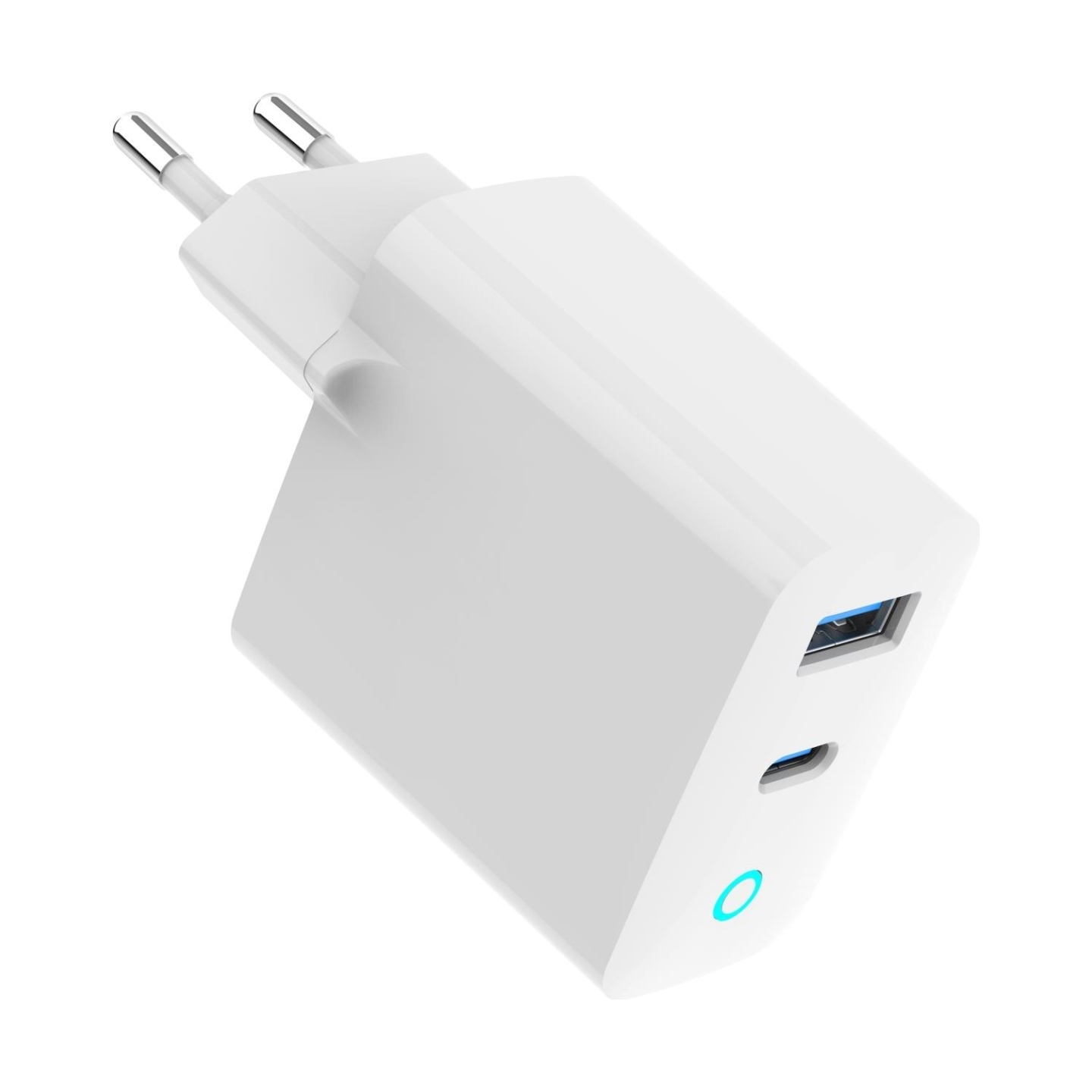 Gembird CHARGER USB 30W 2PORT/TA-UC-PDQC30L-W-01 GEMBIRD