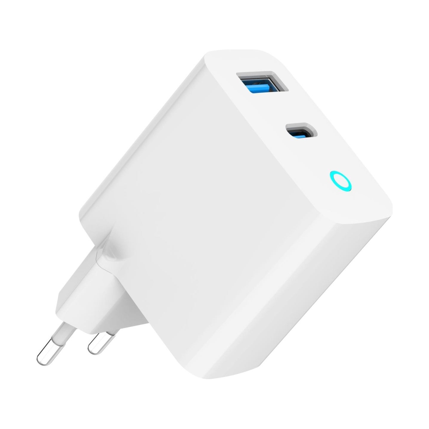 Gembird CHARGER USB 30W 2PORT/TA-UC-PDQC30L-W-01 GEMBIRD