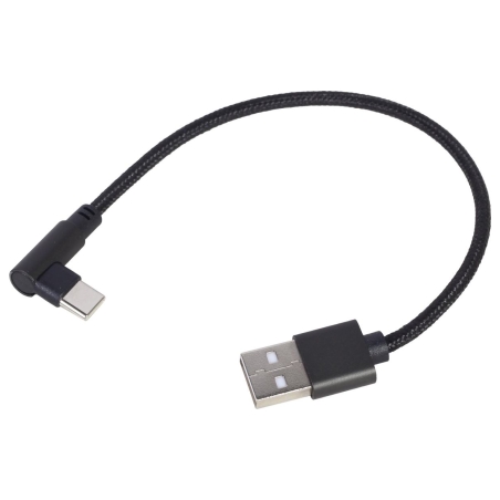 Gembird | Angled USB Type-C charging and data cable | CC-USB2-AMCML-0.2M