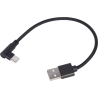 Gembird | Angled USB Type-C charging and data cable | CC-USB2-AMCML-0.2M