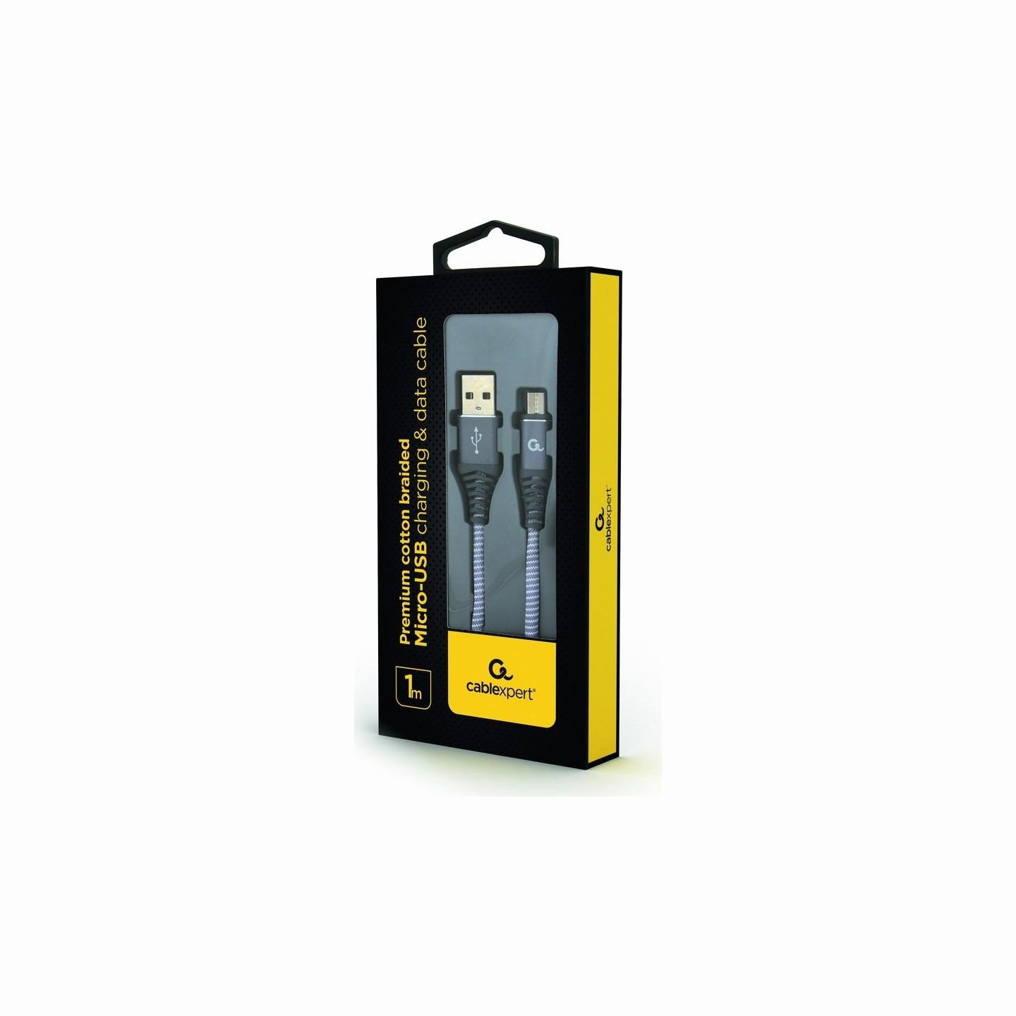 Gembird CABLE USB2 TO MICRO-USB 1M/CC-USB2B-AMMBM-1M-WB2 GEMBIRD