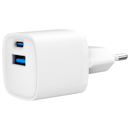 Gembird Fast Charger | TA-UC-PDQC20-W-01 | USB A+C