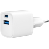 Gembird Fast Charger | TA-UC-PDQC20-W-01 | USB A+C
