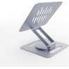 Gembird NB ACC RISER STAND ROTATING/SPACE GREY NBS-DR1-01 GEMBIRD