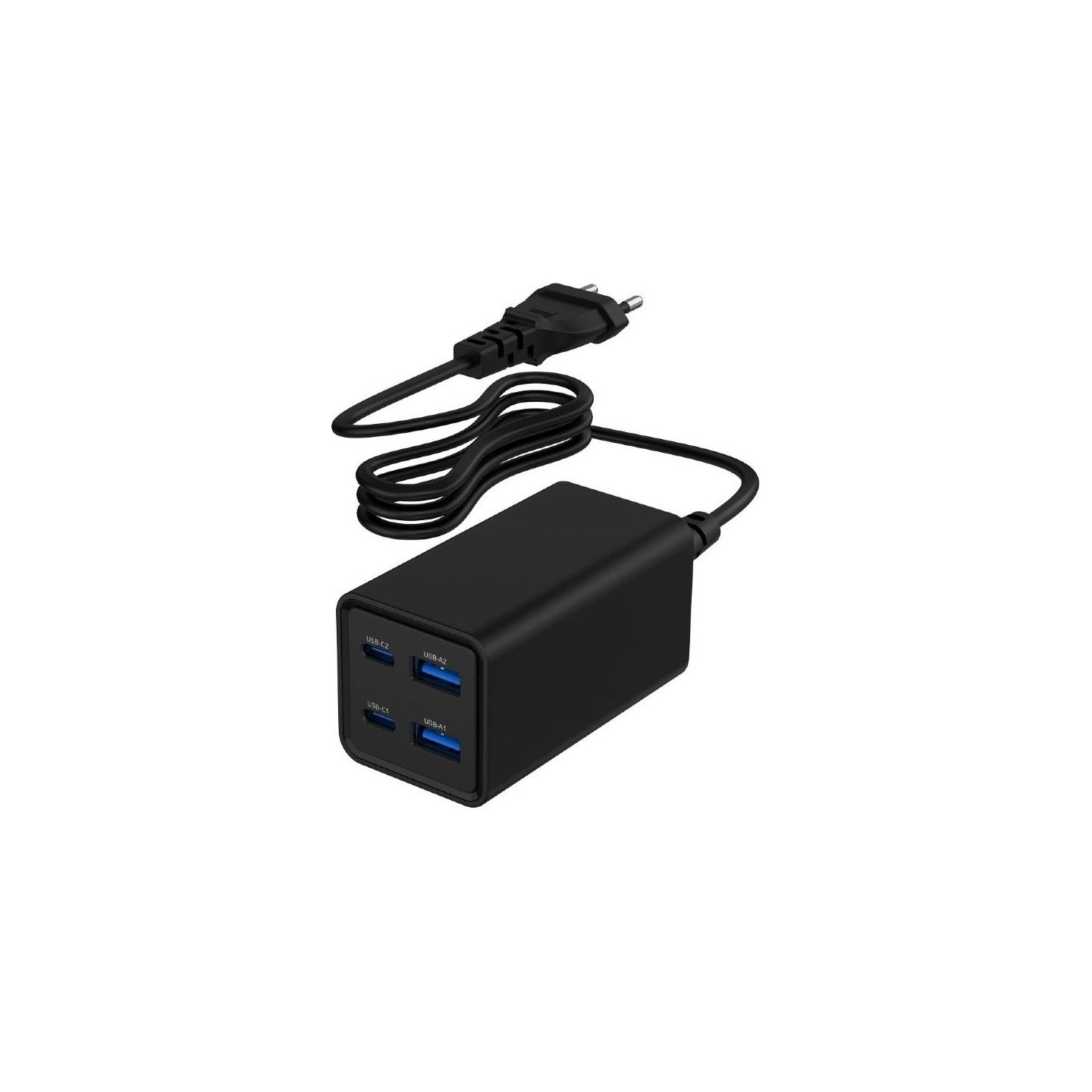 Gembird CHARGER USB UNIVERSAL 4P 65W/TA-UC-2A2C-PD65-01-BK GEMBIRD