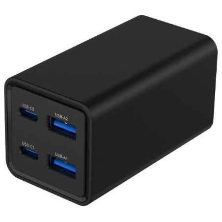 Gembird CHARGER USB UNIVERSAL 4P 65W/TA-UC-2A2C-PD65-01-BK GEMBIRD