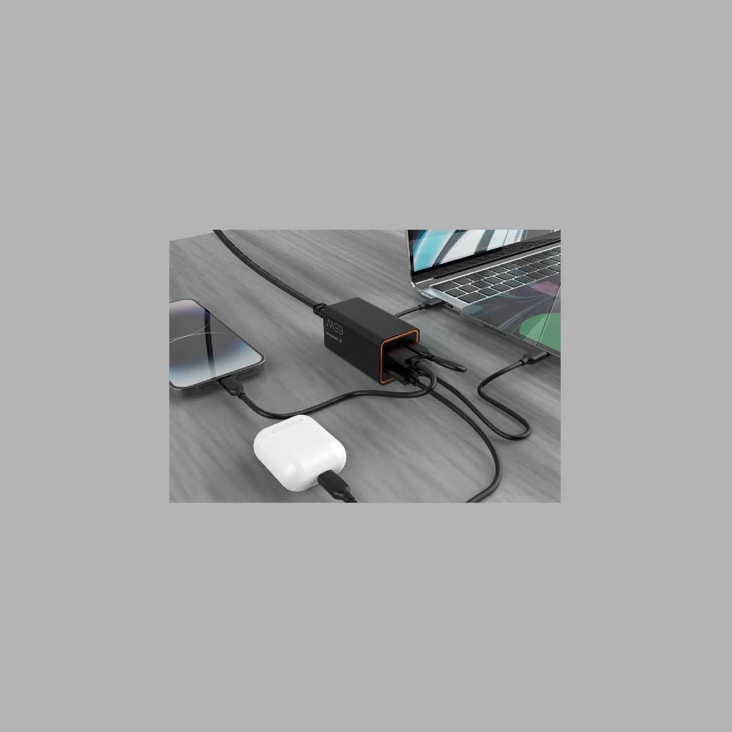 Gembird 4-port 65 W GaN USB PowerDeliver