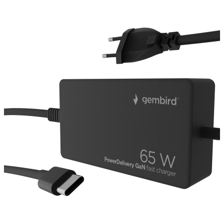 Gembird PowerDelivery GaN 65W charger