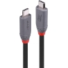 Lindy CABLE USB4 240W TYPE C 1.5M/40GBPS ANTHRA LINE 36957 LINDY