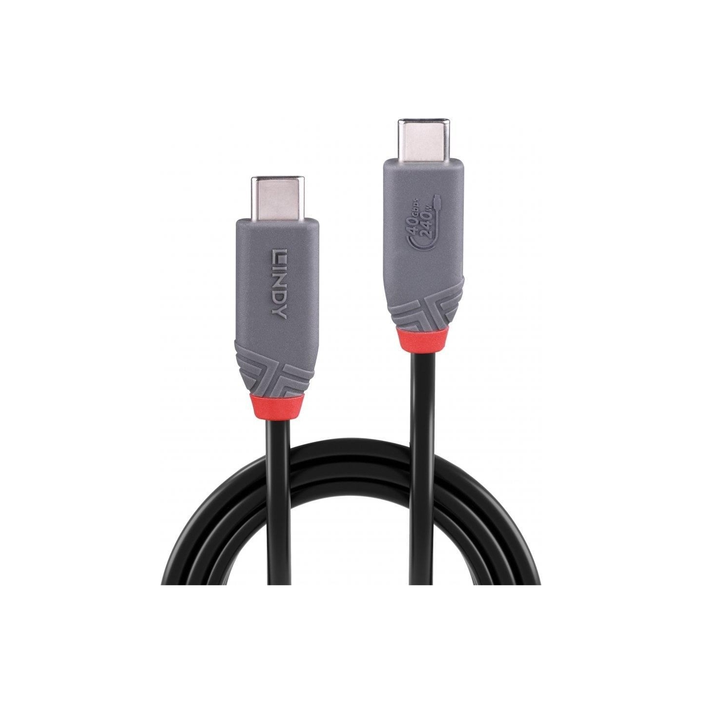 Lindy CABLE USB4 240W TYPE C 1.5M/40GBPS ANTHRA LINE 36957 LINDY