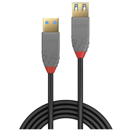 Lindy CABLE USB3.2 EXTENSION 2M/ANTHRA 36762 LINDY