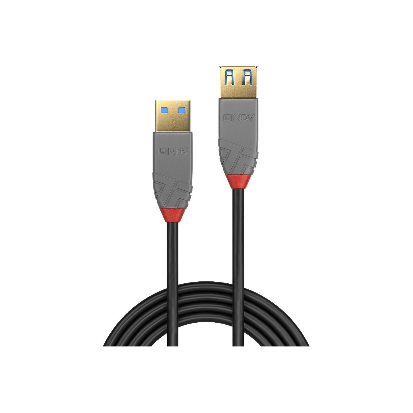 Lindy CABLE USB3.2 EXTENSION 2M/ANTHRA 36762 LINDY