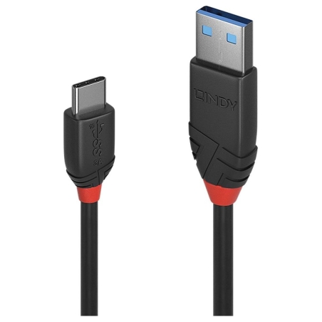 Lindy CABLE USB3.2 A-C 0.5M/BLACK 36915 LINDY