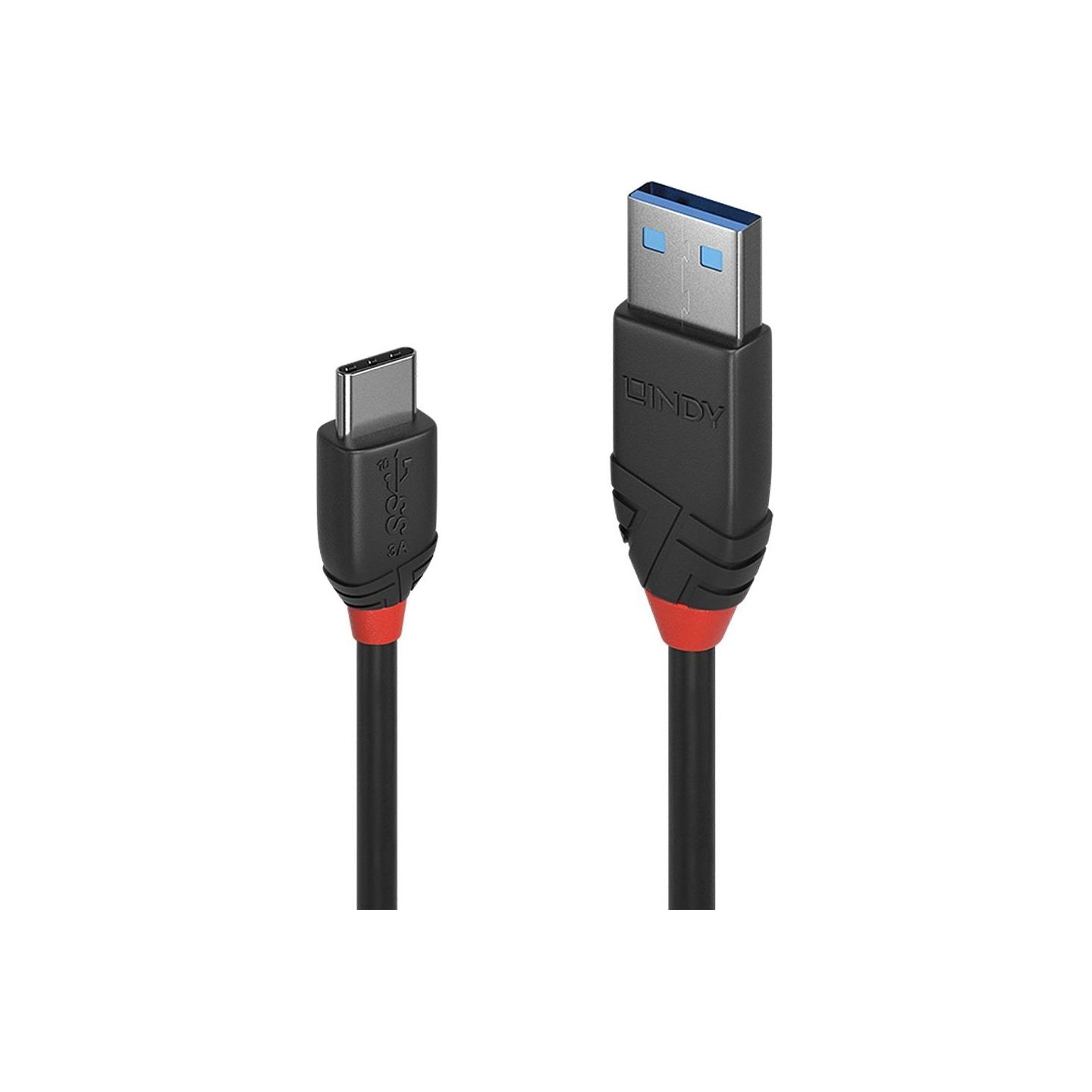 Lindy CABLE USB3.2 A-C 0.5M/BLACK 36915 LINDY