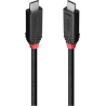 Lindy CABLE USB4 240W TYPE C 1M/BLACK LINE 37001 LINDY