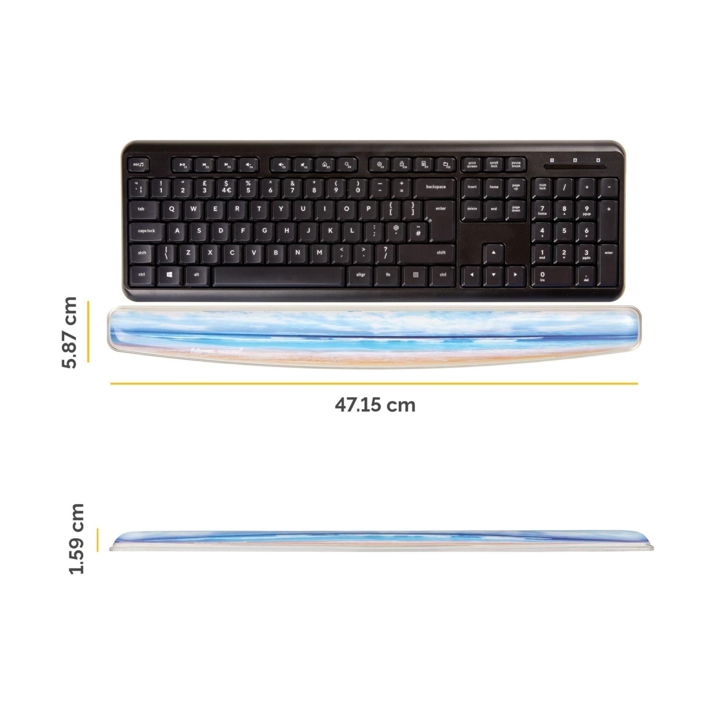 Fellowes KEYBOARD ACC WRIST SUPPORT/PHOTO GEL 9179401 FELLOWES