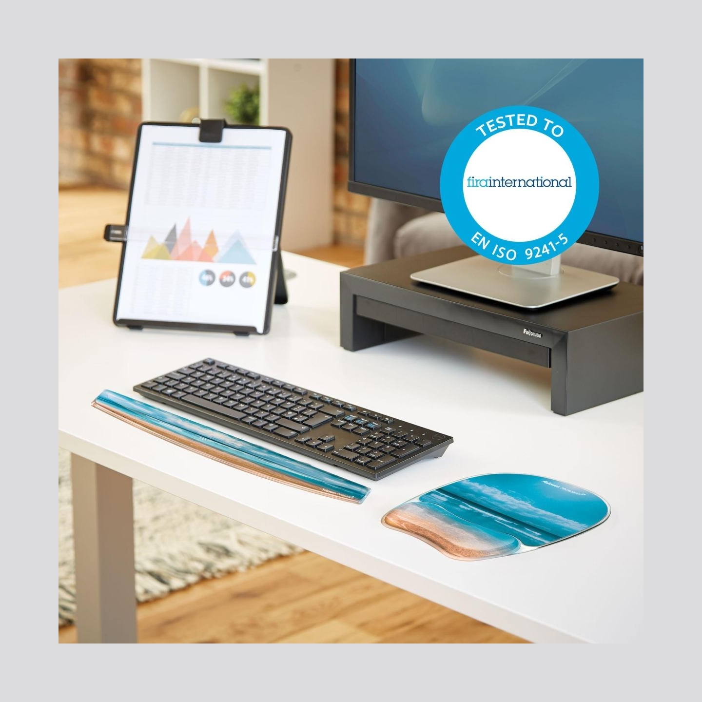 Fellowes KEYBOARD ACC WRIST SUPPORT/PHOTO GEL 9179401 FELLOWES