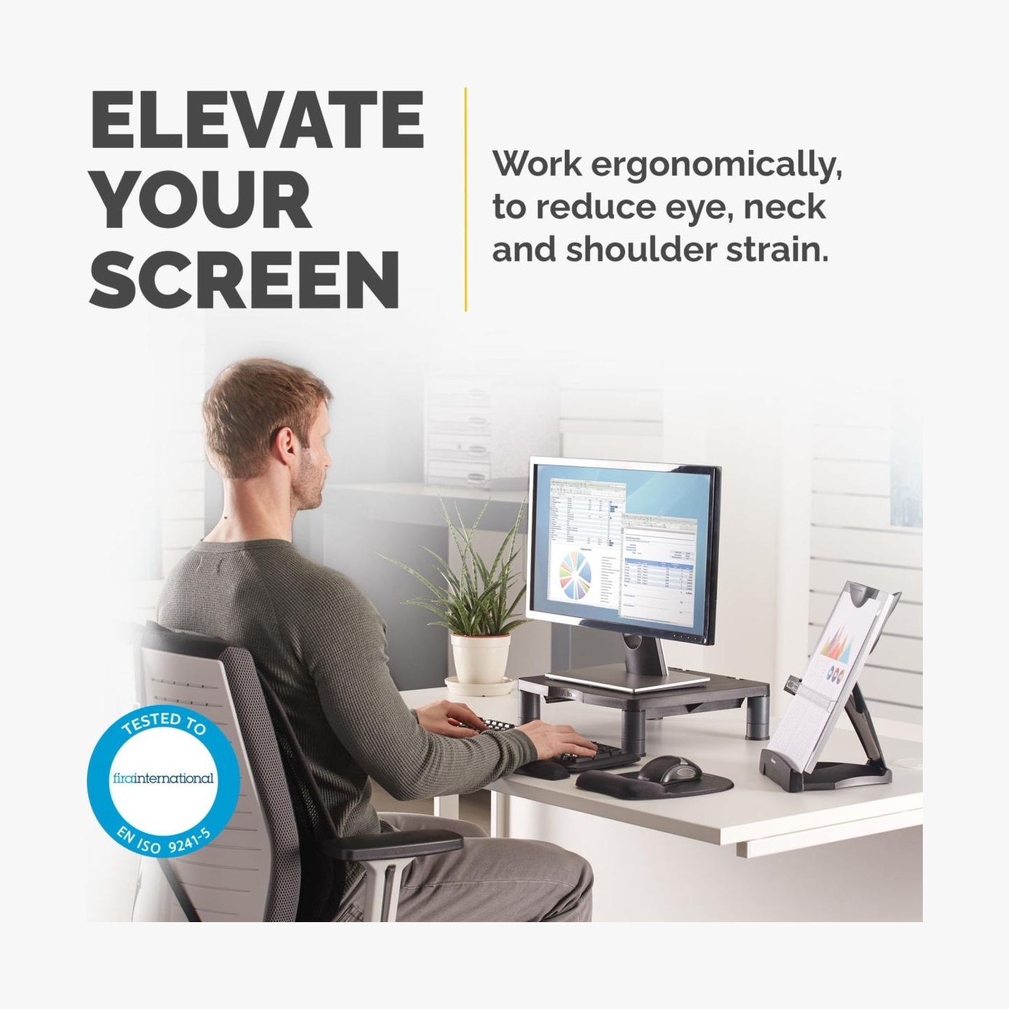 Fellowes MONITOR ACC RISER STANDARD/PLATINUM 91712 FELLOWES
