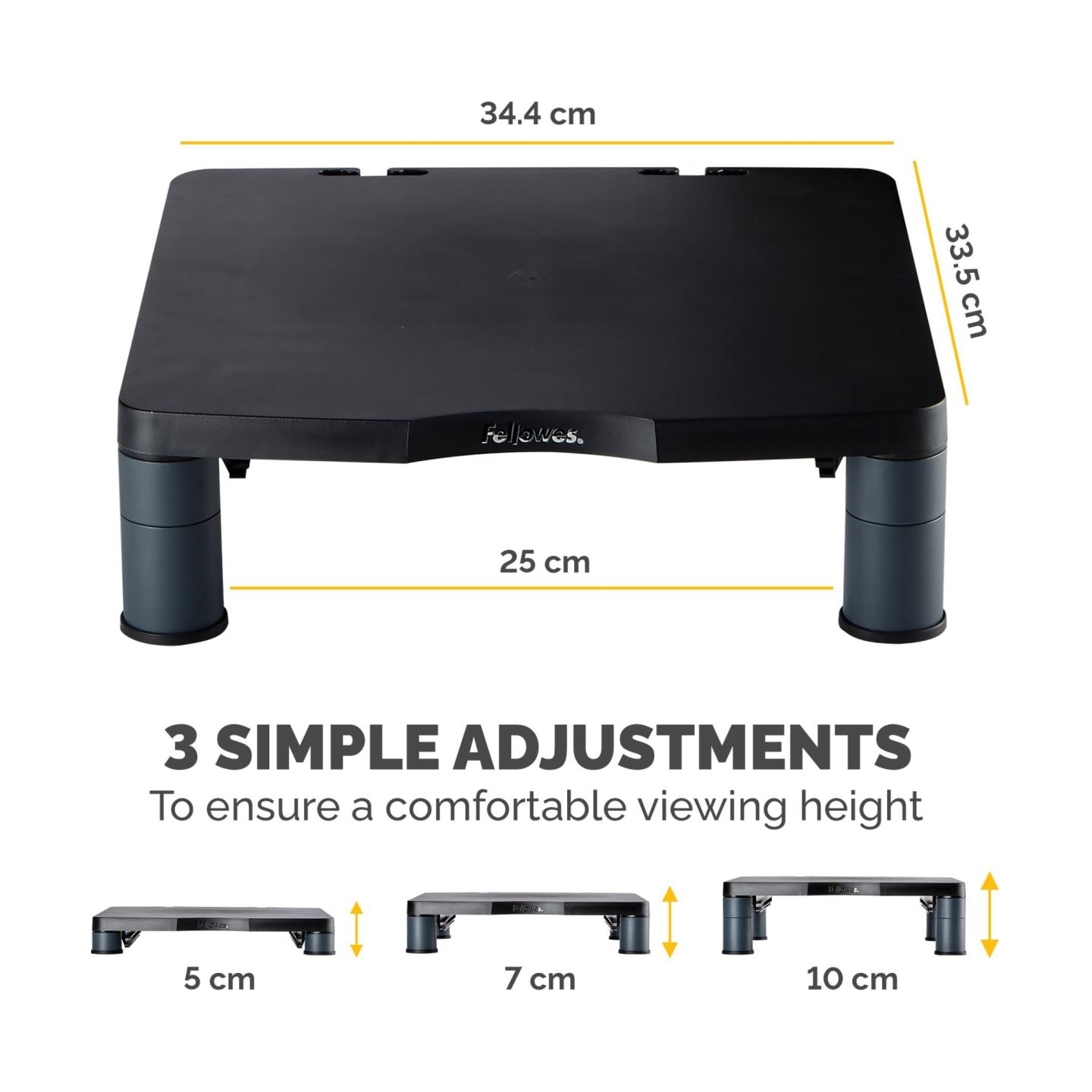 Fellowes MONITOR ACC RISER STANDARD/PLATINUM 91712 FELLOWES