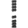 Fellowes CABLE ACC SPINE ORGANIZER/BLACK 100136871 FELLOWES
