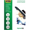 Fellowes | Laminating Pouch | A4 | Clear | Thickness: 100 micron, Qty Per Pack: 100 pcs; Ideal for notices, craft materials, sig