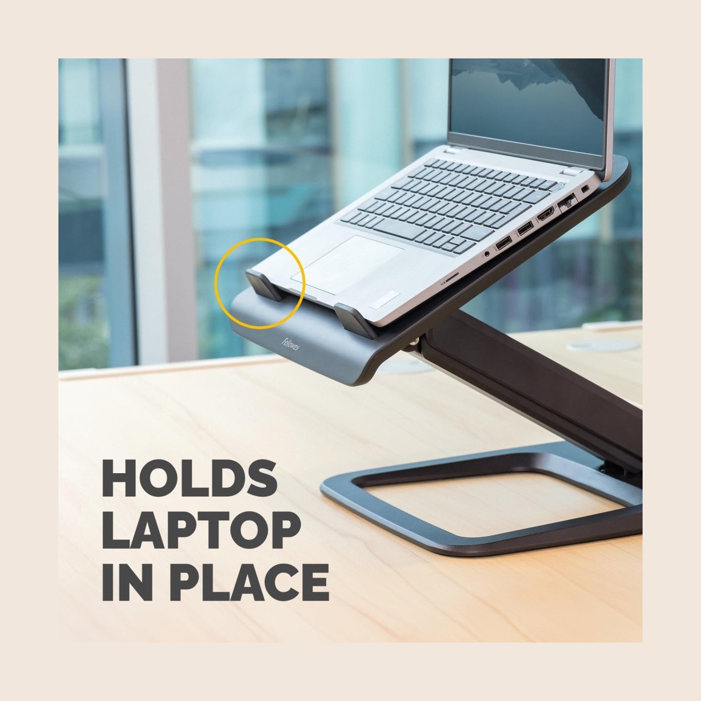 Fellowes NB ACC STAND HANA LT/BLACK 100016994 FELLOWES